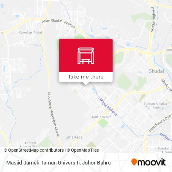 Masjid Jamek Taman Universiti map