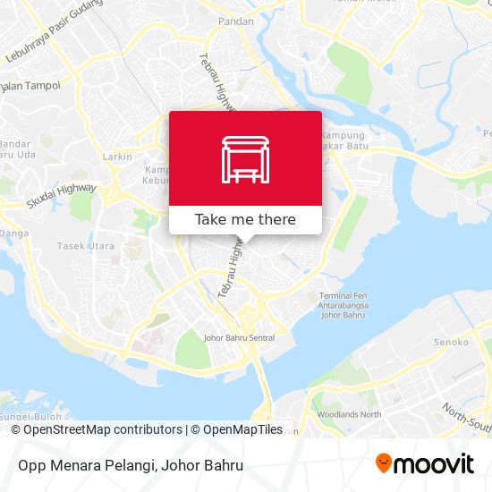 Opp Menara Pelangi map