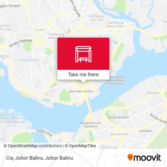 Ciq Johor Bahru map