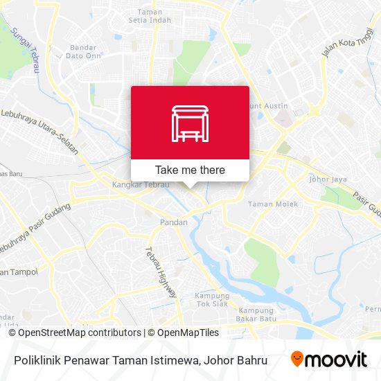 Poliklinik Penawar Taman Istimewa map