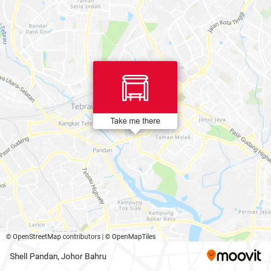 Shell Pandan map