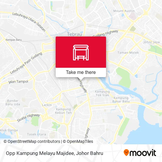 Opp Kampung Melayu Majidee map