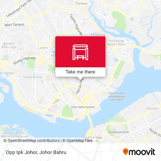 Opp Ipk Johor map