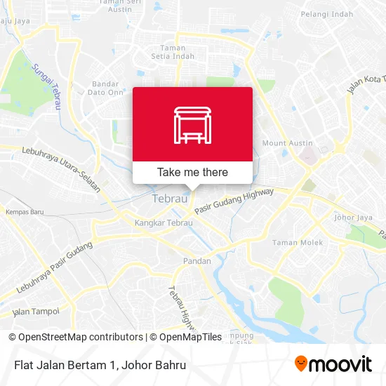 Flat Jalan Bertam 1 map