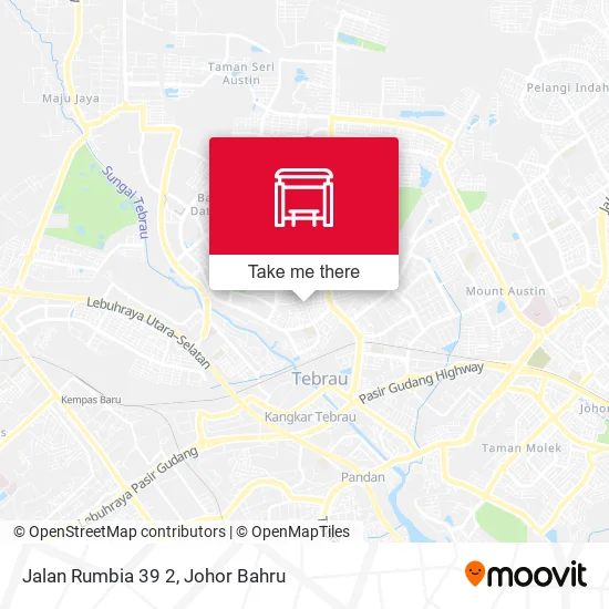 Jalan Rumbia 39 2 map