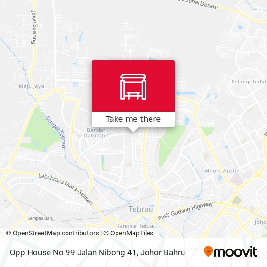 Opp House No 99 Jalan Nibong 41 map