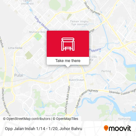 Opp Jalan Indah 1/14 - 1/20 map