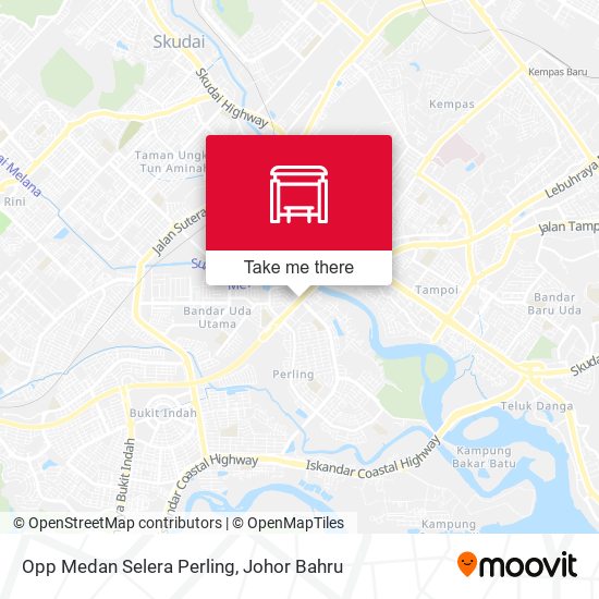 Opp Medan Selera Perling map