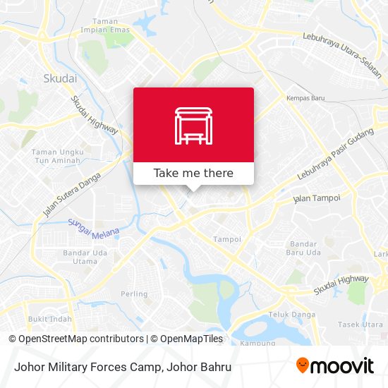 Johor Military Forces Camp map