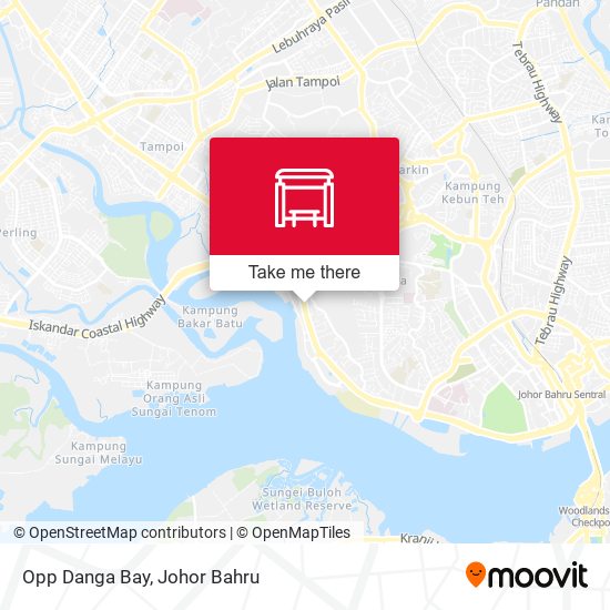 Opp Danga Bay map