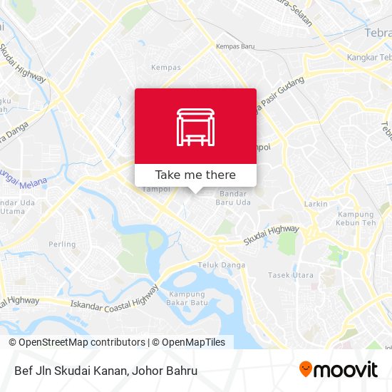 Bef Jln Skudai Kanan map