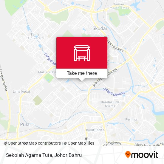 Sek Keb Agama Taman Ungku Tun Aminah map