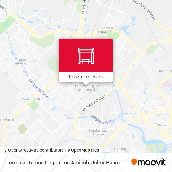 Terminal Taman Ungku Tun Aminah map