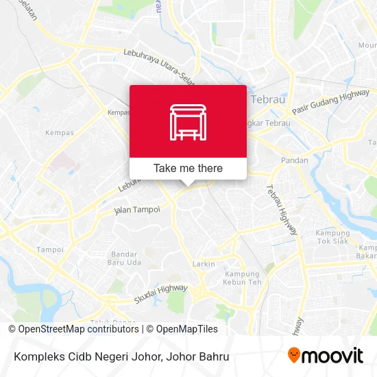 Kompleks Cidb Negeri Johor map