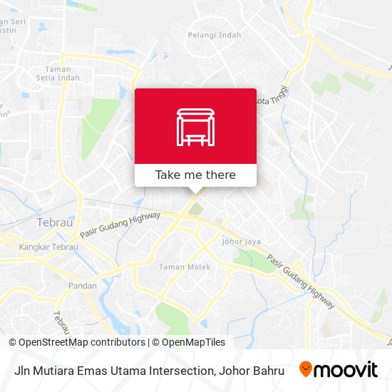 Jln Mutiara Emas Utama Intersection map