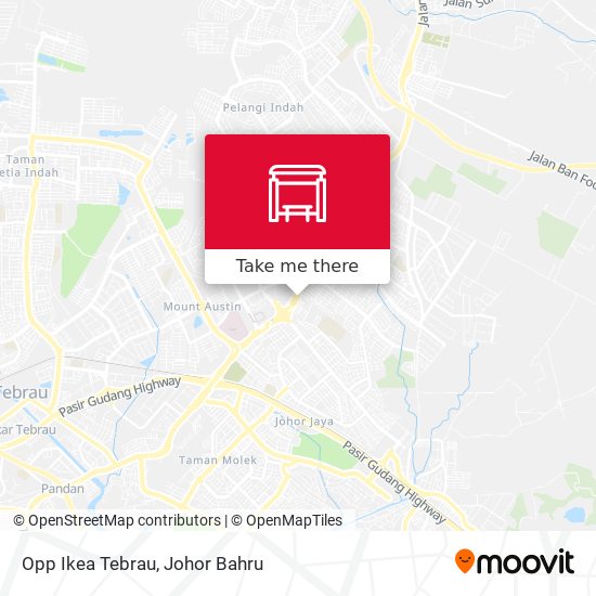 Opp Ikea Tebrau map