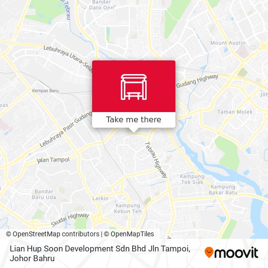 Lian Hup Soon Development Sdn Bhd Jln Tampoi map