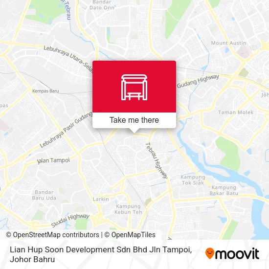 Lian Hup Soon Development Sdn Bhd Jln Tampoi map