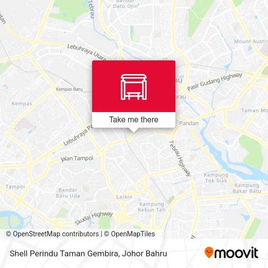 Shell Perindu Taman Gembira map
