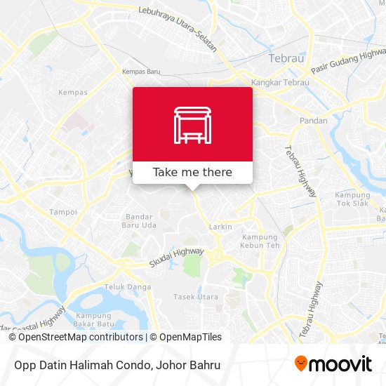 Opp Datin Halimah Condo map