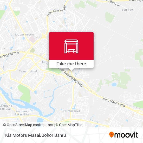 Kia Motors Masai map