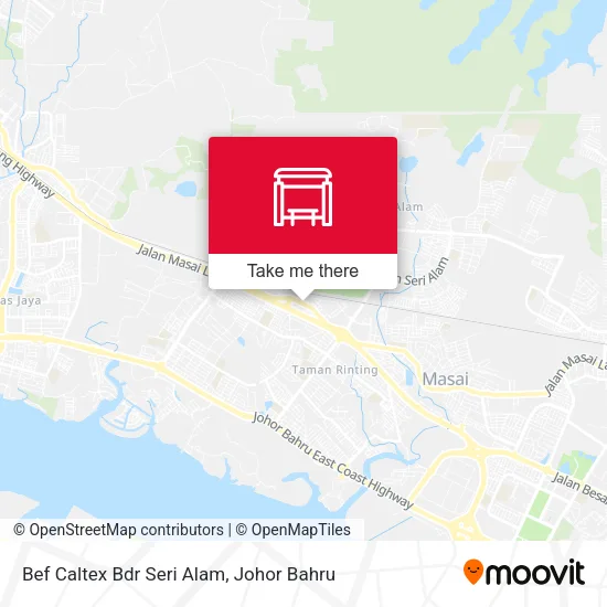 Bef Caltex Bdr Seri Alam map