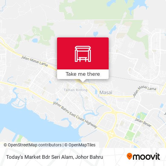 Today's Market Bdr Seri Alam map