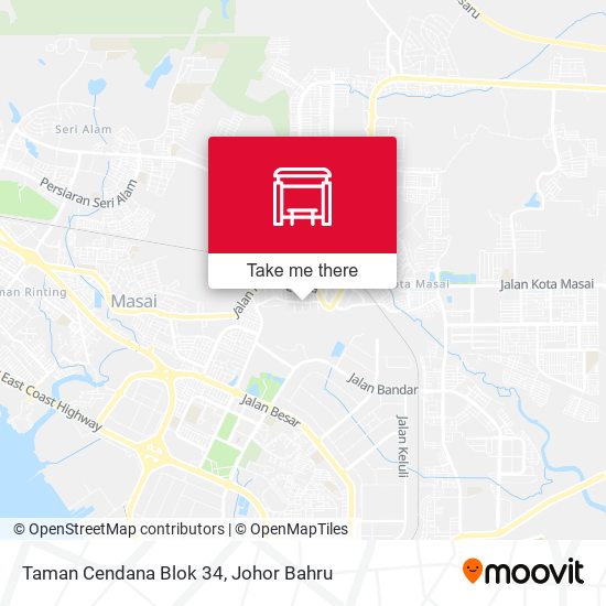 Taman Cendana Blok 34 map