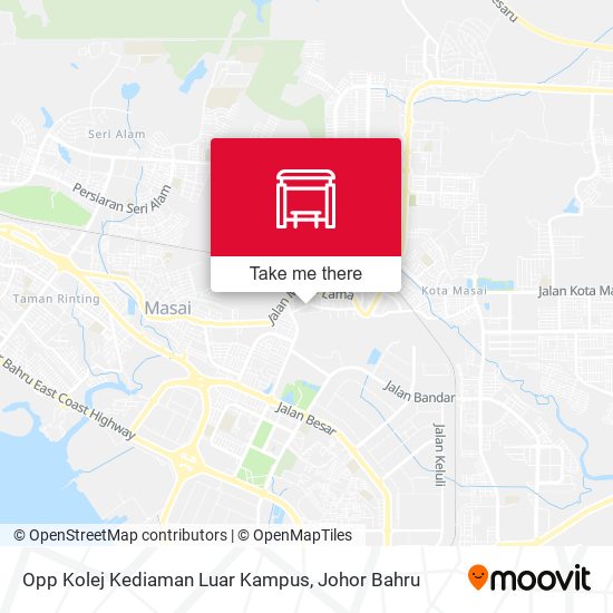 Opp Kolej Kediaman Luar Kampus map