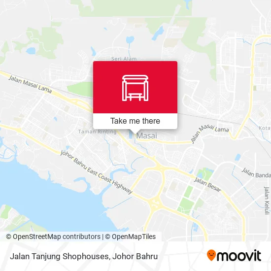 Jalan Tanjung Shophouses map