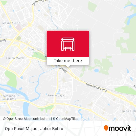 Opp Pusat Majodi map