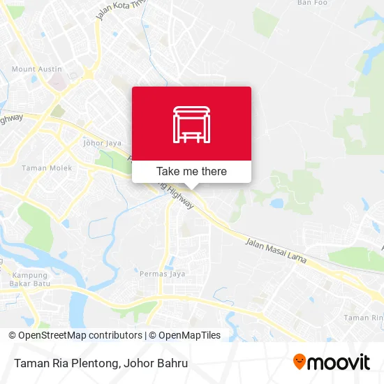 Taman Ria Plentong map