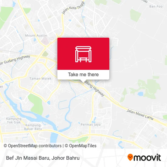 Bef Jln Masai Baru map
