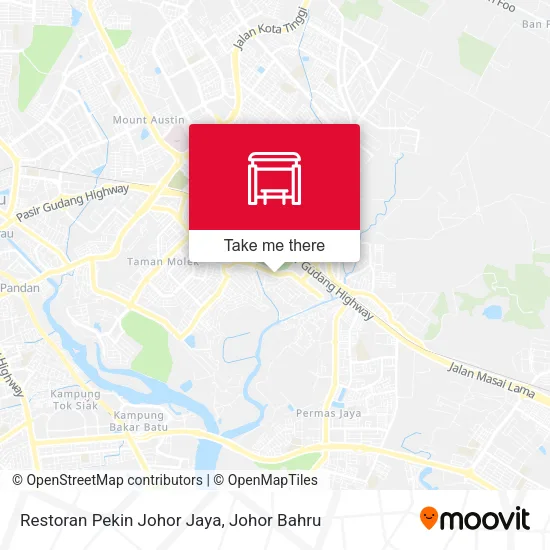Restoran Pekin Johor Jaya map