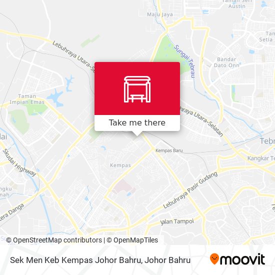 Sek Men Keb Kempas Johor Bahru map