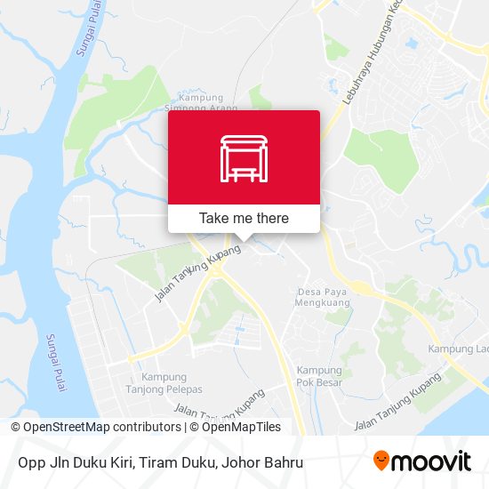 Opp Jln Duku Kiri, Tiram Duku map