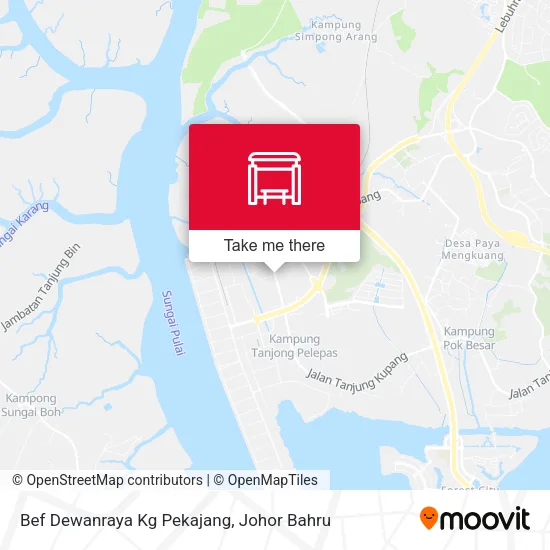 Bef Dewanraya Kg Pekajang map