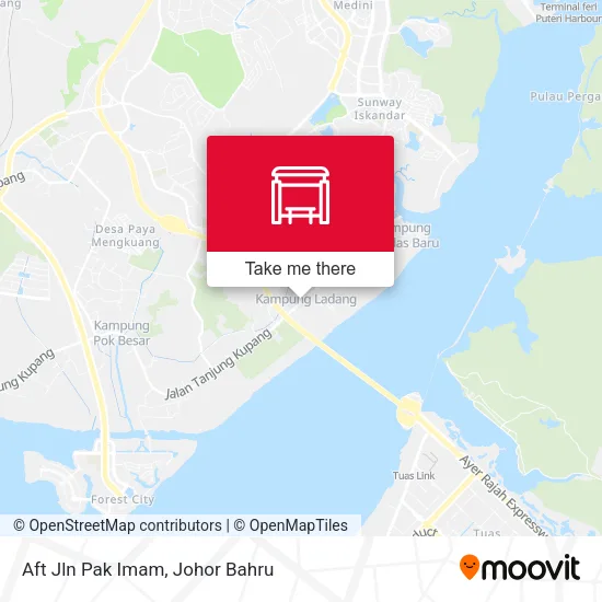 Aft Jln Pak Imam map