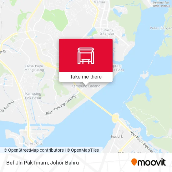Bef Jln Pak Imam map