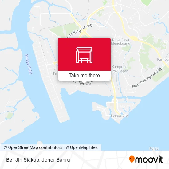 Bef Jln Siakap map