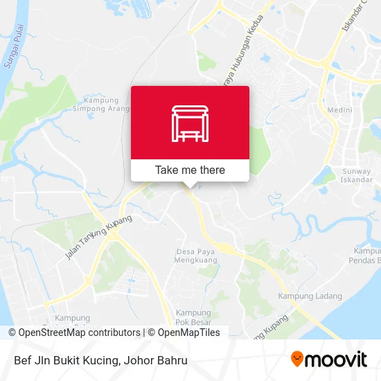 Bef Jln Bukit Kucing map