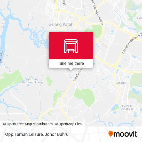 Opp Taman Leisure map