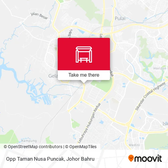Opp Taman Nusa Puncak map