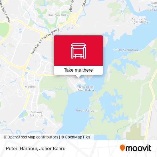 Puteri Harbour map