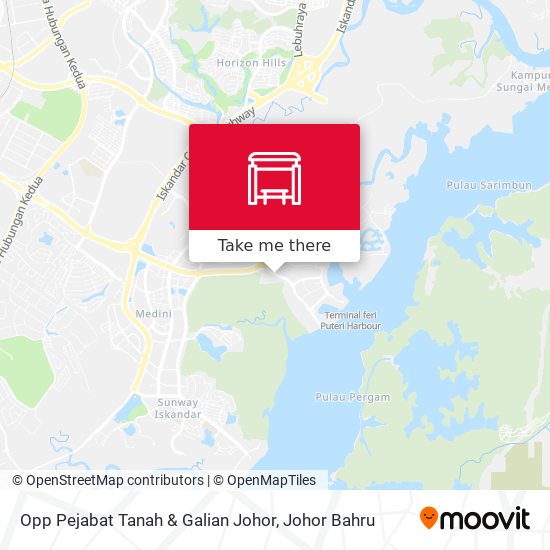 Opp Pejabat Tanah & Galian Johor map