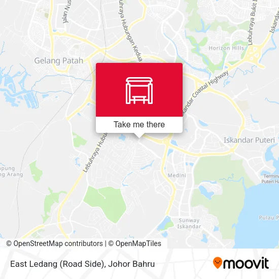 East Ledang (Road Side) map
