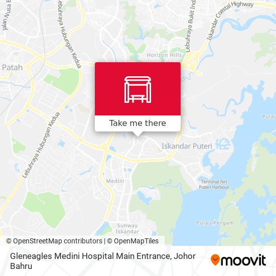 Gleneagles Medini Hospital Main Entrance map