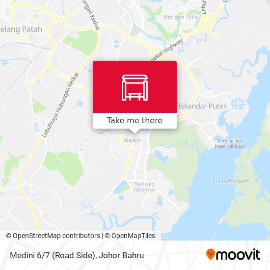 Medini 6/7 (Road Side) map