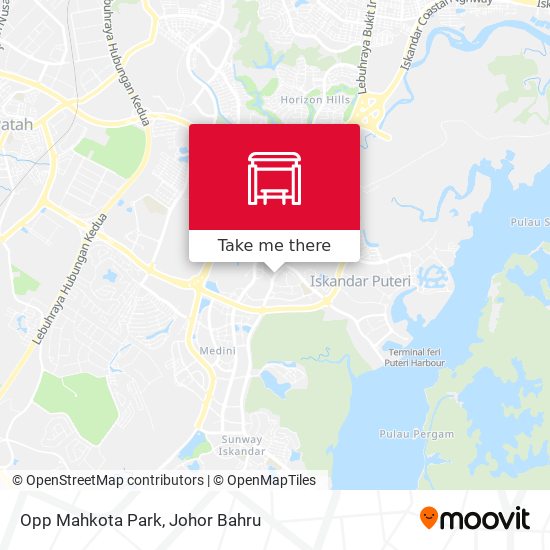 Opp Mahkota Park map