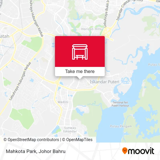 Mahkota Park map